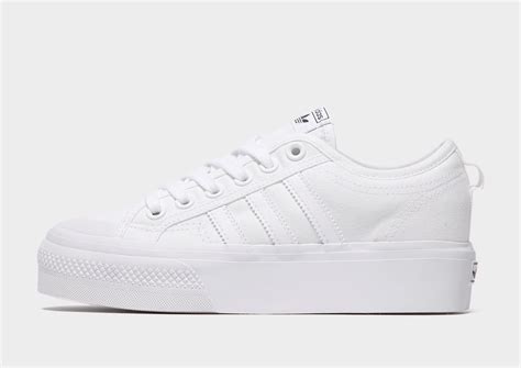 adidas originals nizza platform white.